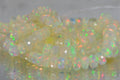 Ethiopian Opal Beads: 45.3ctw Faceted Rondelle Gemstone Strand