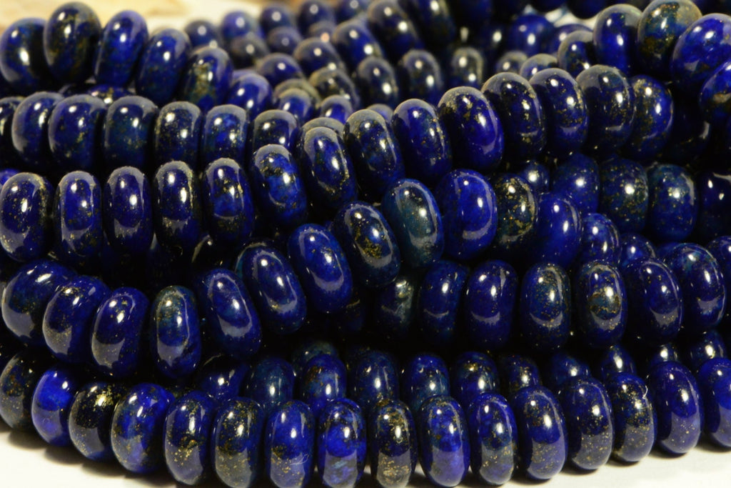 Lapis 8.5x4.7 mm 7" inch Strand Gemstone Beads Lapis Lazuli Jewelry Making Supplies