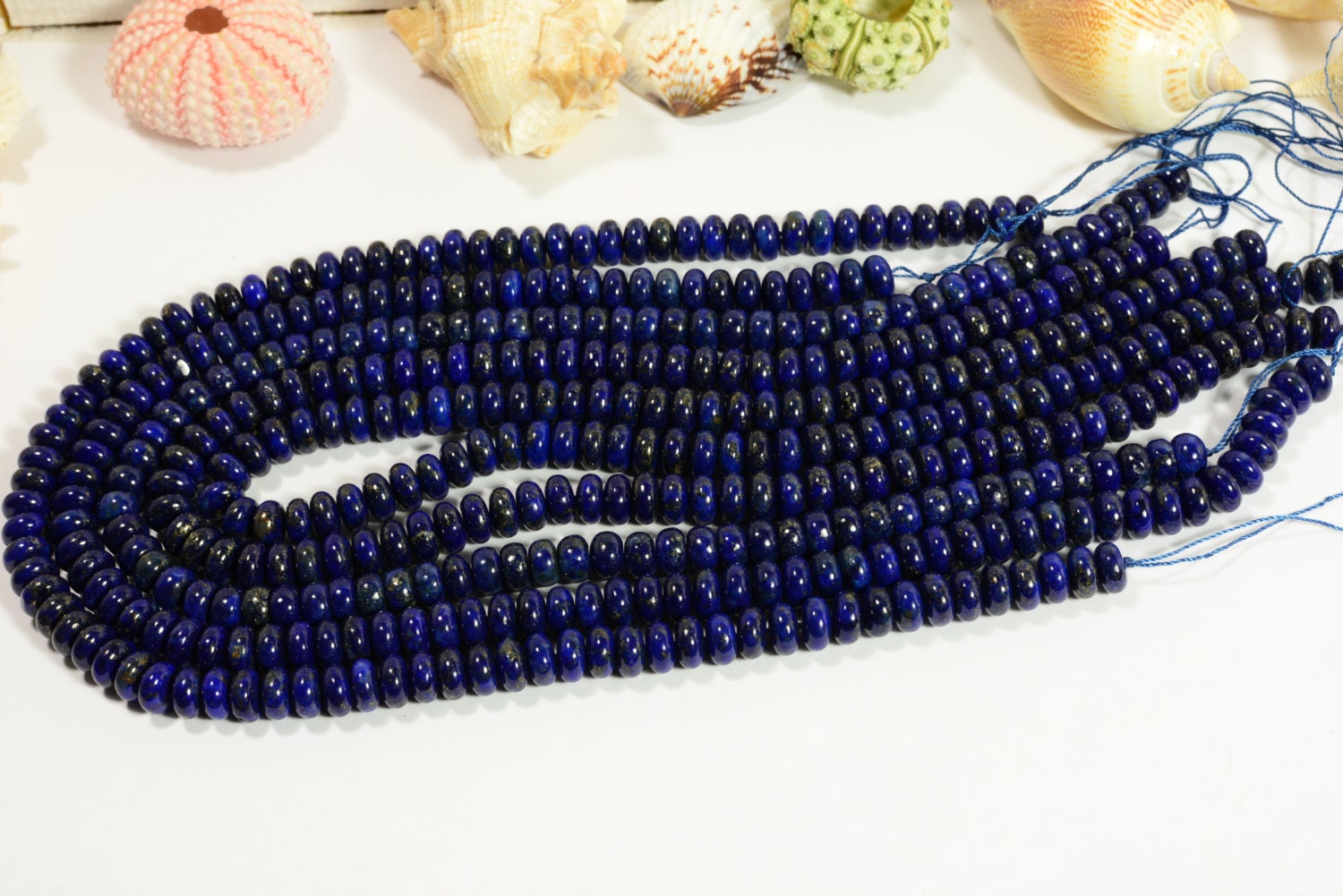 Lapis 8.5x4.7 mm 7" inch Strand Gemstone Beads Lapis Lazuli Jewelry Making Supplies