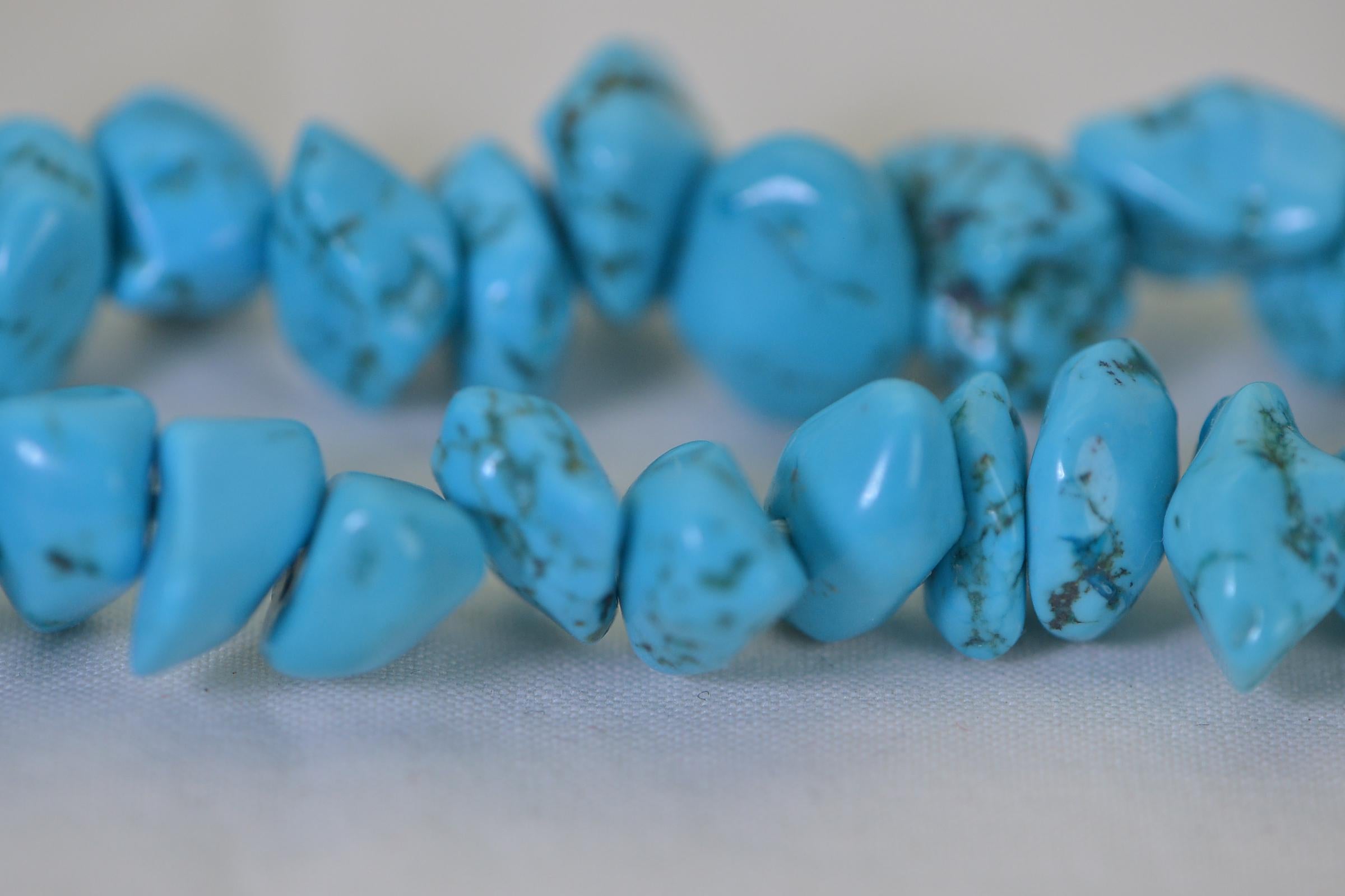 Turquoise Beads 11mm Nuggets Gemstones Beads Bead Supplies Bead Strands