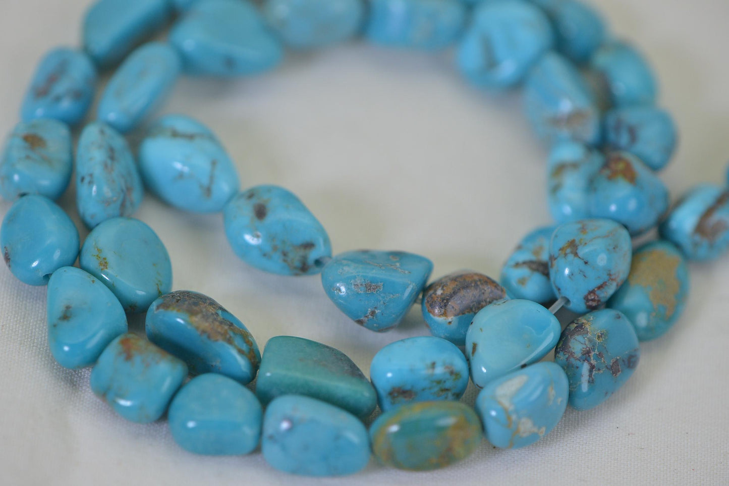 Natural Kingman Turquoise Beads Green Blue Brown  Turquoise Beads Gemstone Beads Jewelry Making Supplies
