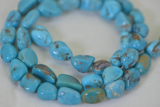 Natural Kingman Turquoise Beads Green Blue Brown  Turquoise Beads Gemstone Beads Jewelry Making Supplies