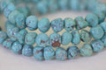 Kingman Turquoise Nugget Beads: Arizona Blue Green Gemstone, 16 Inch Strand