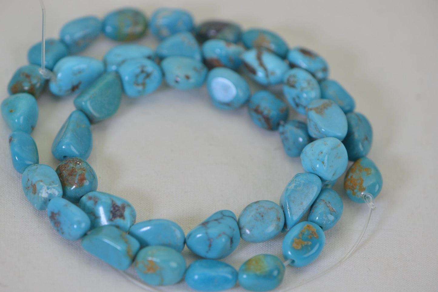 Natural Kingman Turquoise Beads Green Blue Brown  Turquoise Beads Gemstone Beads Jewelry Making Supplies