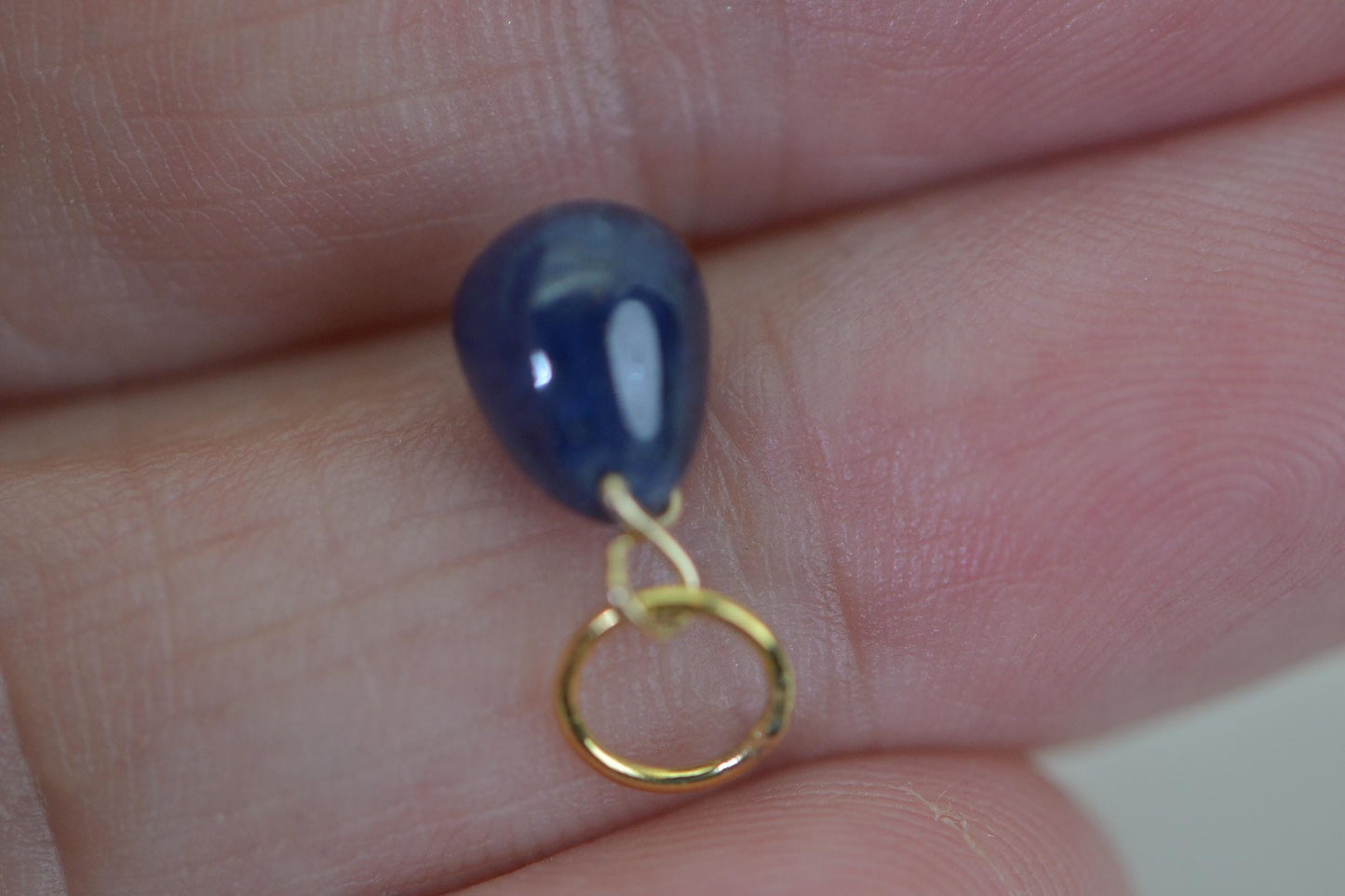 Handmade Raspberry Ruby Pendant: 14K Gold Wire Wrap, July Birthstone