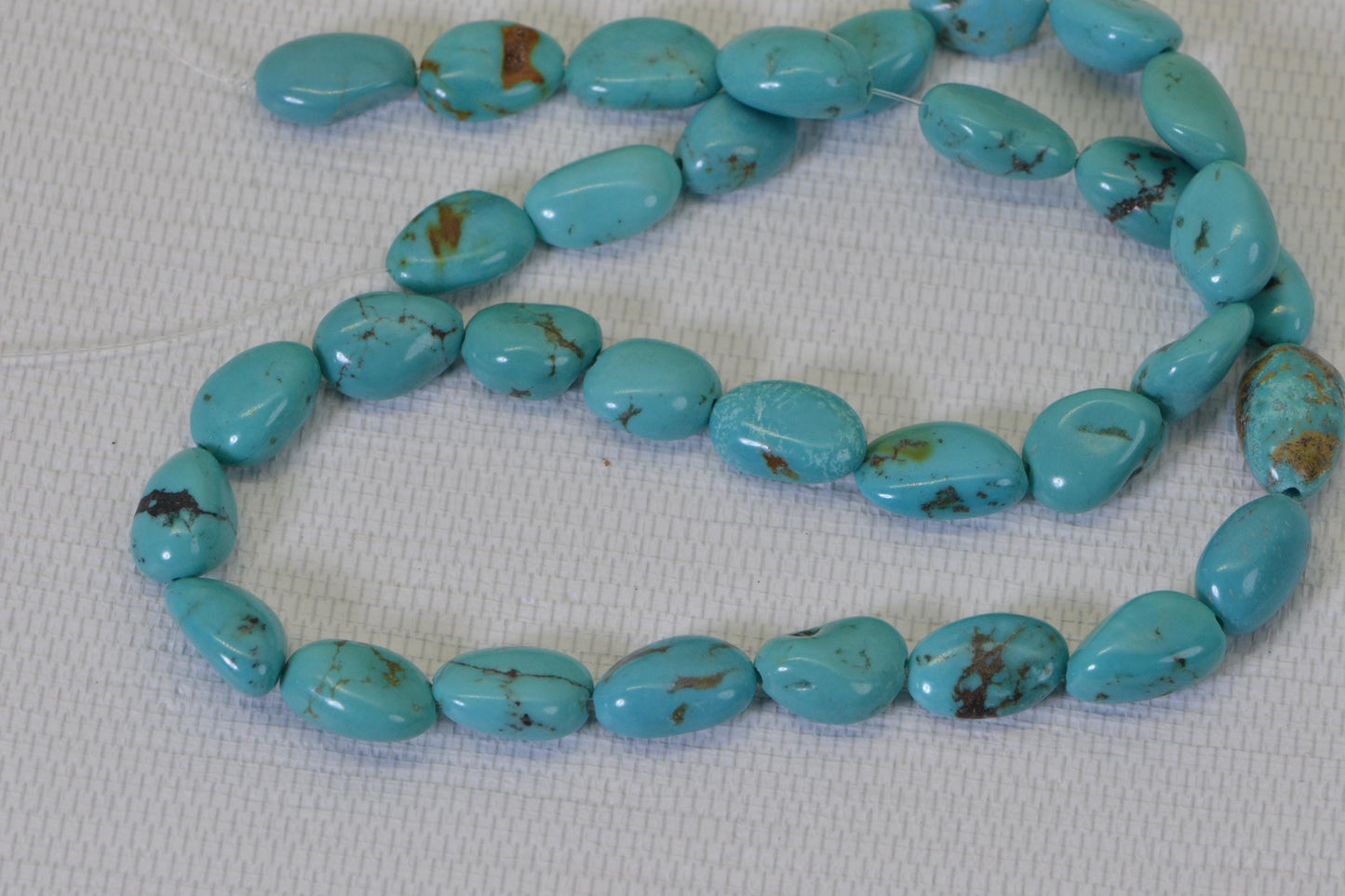 Natural Turquoise Nugget Beads mm Freeform No 8 Turquoise