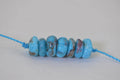 8mm Nevada Turquoise loose Beads Disc Turquoise Beads natural Gemstone Beads Jewelry Making Supplies, pack of 8 Rondelle beads
