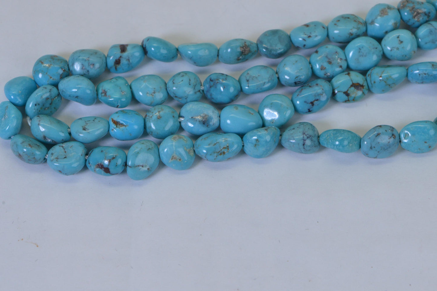 Arizona Blue Turquoise  Natural Gemstone Beads Jewelry Making Supplies