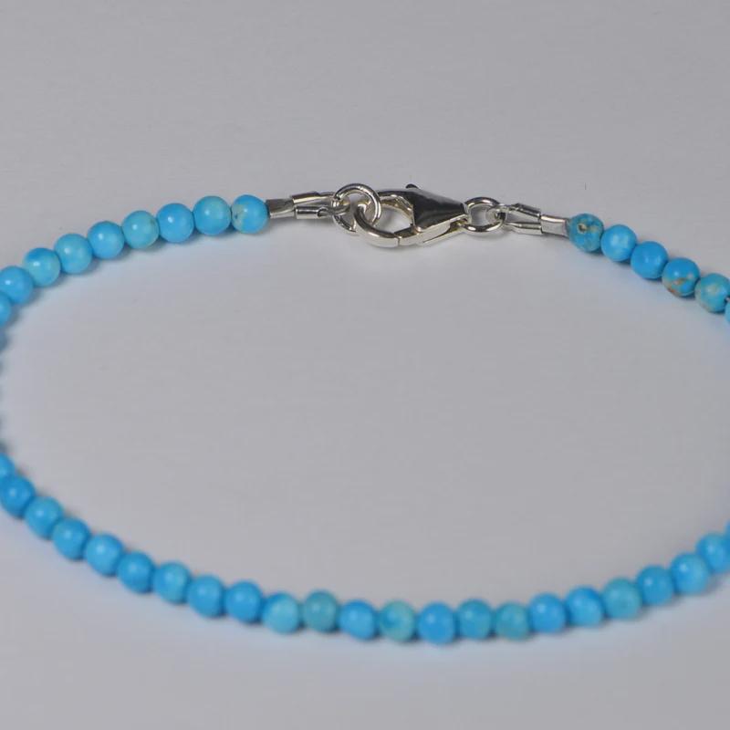 Delicate Gemstone Bracelet Anklet, Sleeping Beauty Turquoise Bracelet, Kingman Turquoise, Coral Bracelet, Jade Bracelet