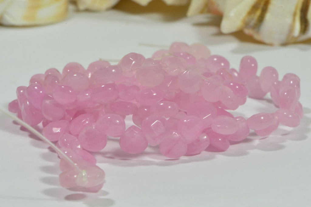 Rose Quartz  12 Beads Natural Gemstone Beads Jewelry Making Supplies
