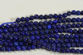 Lapis Lazuli Beads: 3.3mm Royal Blue Gemstone Strand