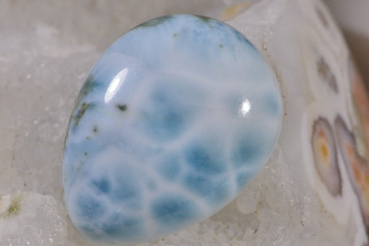 Larimar Cabochon 23.5x18.2x6mm Natural Gemstone Cabochon