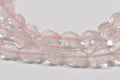 Rose Quartz 8" inch Strand Faceted Teardrop Beads Natural Gemstone Beads Jewelry Making Supplies