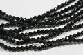 Black Onyx 2 mm Strands Faceted Round Natural Gemstone Beads Jewelry Making Supplies