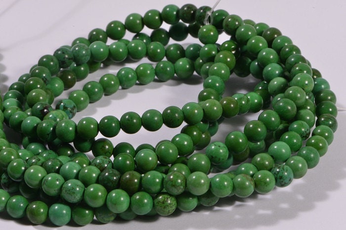 Turquoise Full Strand Beads 6mm Natural Gemstone Beads Jewelry Making Supplies