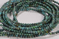 Turquoise Half Strand Beads 2.8mm Natural Gemstone Beads Jewelry Making Supplies