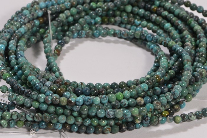 3mm Turquoise Full Strand Beads  Natural Gemstone Beads Jewelry Making Supplies