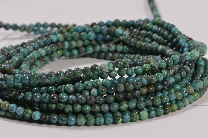 Turquoise Half Strand Beads 2.8mm Natural Gemstone Beads Jewelry Making Supplies