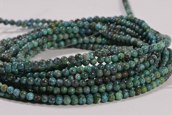 3mm Turquoise Full Strand Beads  Natural Gemstone Beads Jewelry Making Supplies