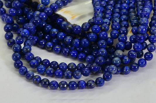 Natural Lapis Lazuli Round Beads – AA Quality 4mm