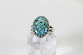 Kingman Turquoise Ring Sterling Silver Ring Handmade Jewelry Gemstone Jewelry Gemstone Pendants
